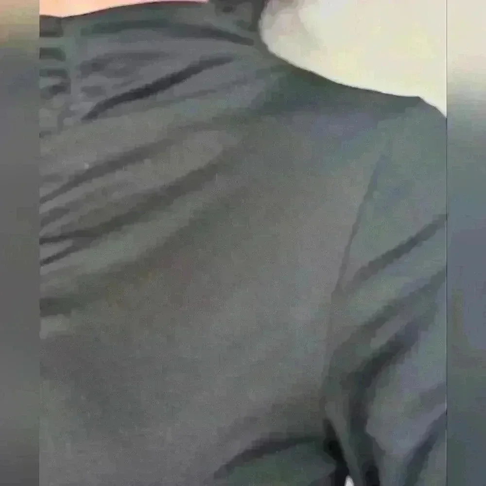 Almost Famous Black Long Sleeve Slinky Dress sz M - Picture 4 of 9